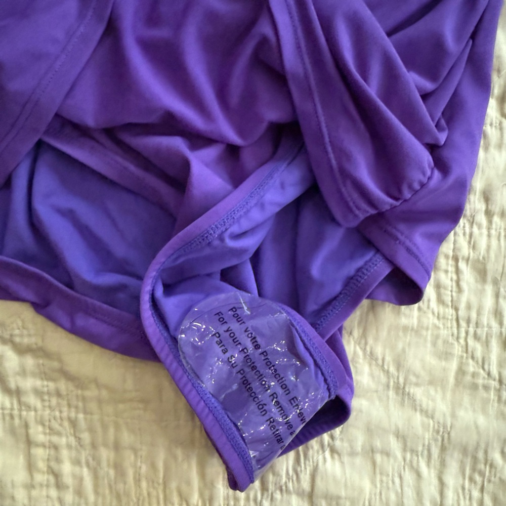 Jantzen Vibrant Purple Swimsuit Halter or Strapless Size 14 NWT - Picture 3 of 6